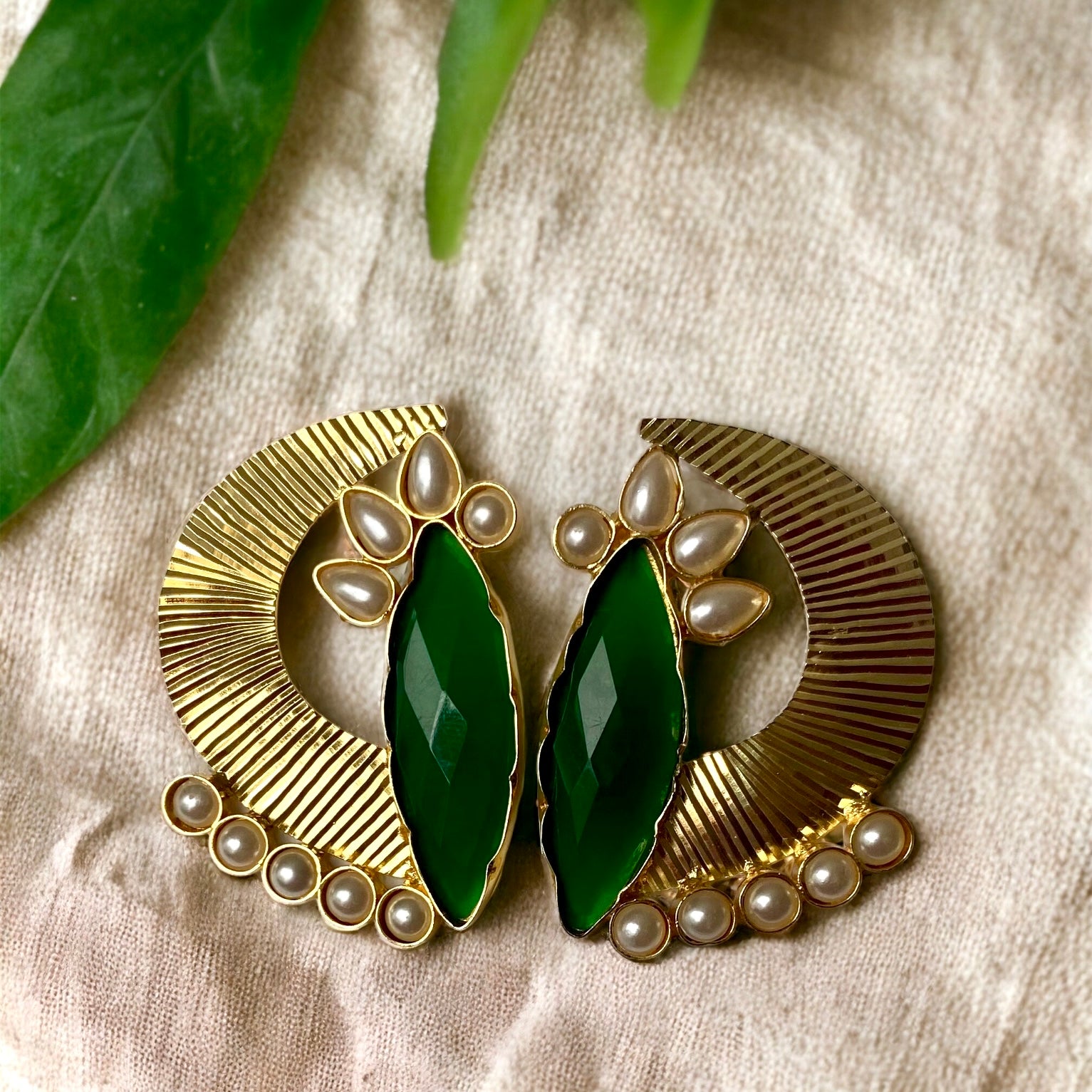 Mystic gemstone earrings