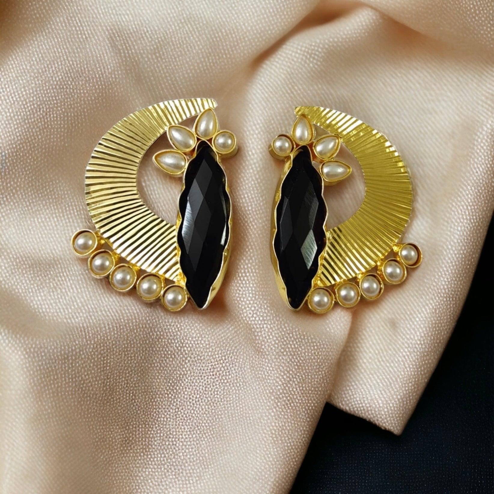 Mystic gemstone earrings