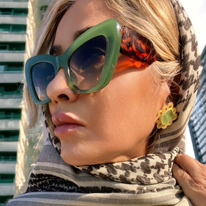 Lush leaflets earrings