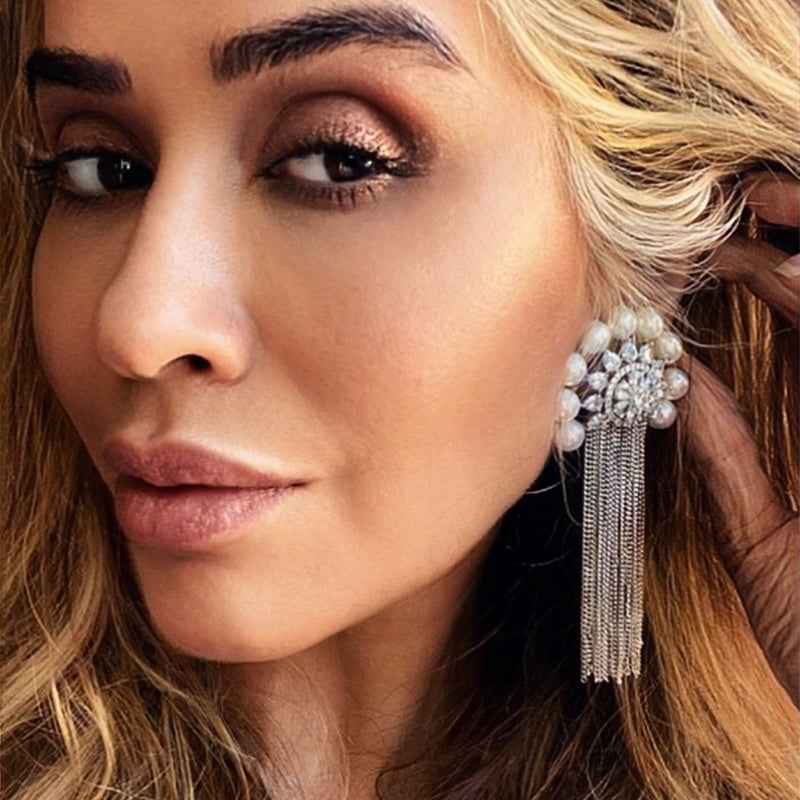 Glimmering Falls earrings