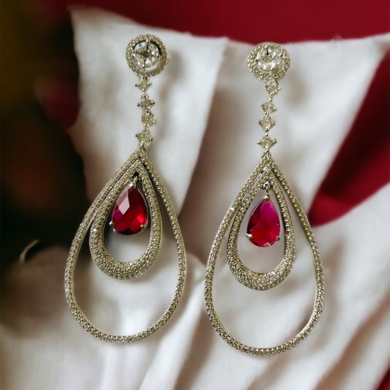 Redrop earrings