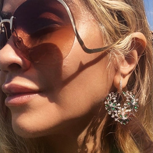 Vine Green Earrings