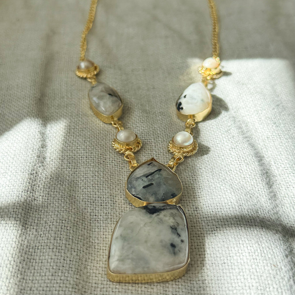 Solene Moonstone Necklace