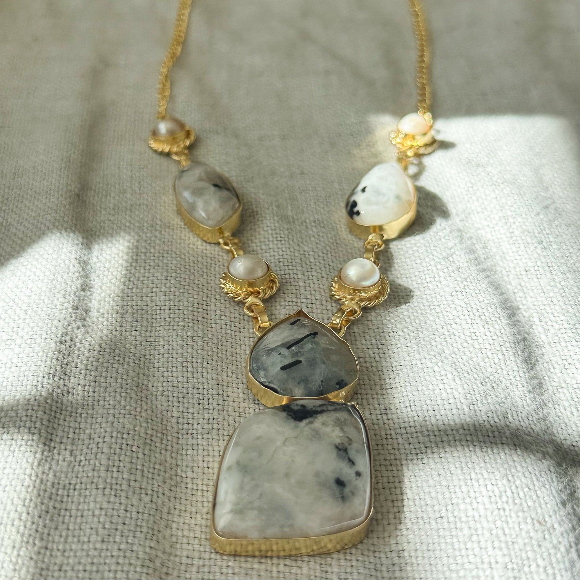 Solene Moonstone Necklace
