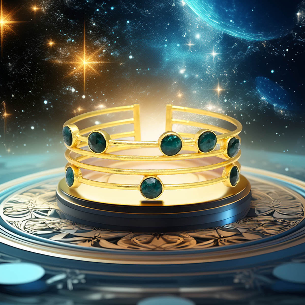 Aeris Gold Cuff