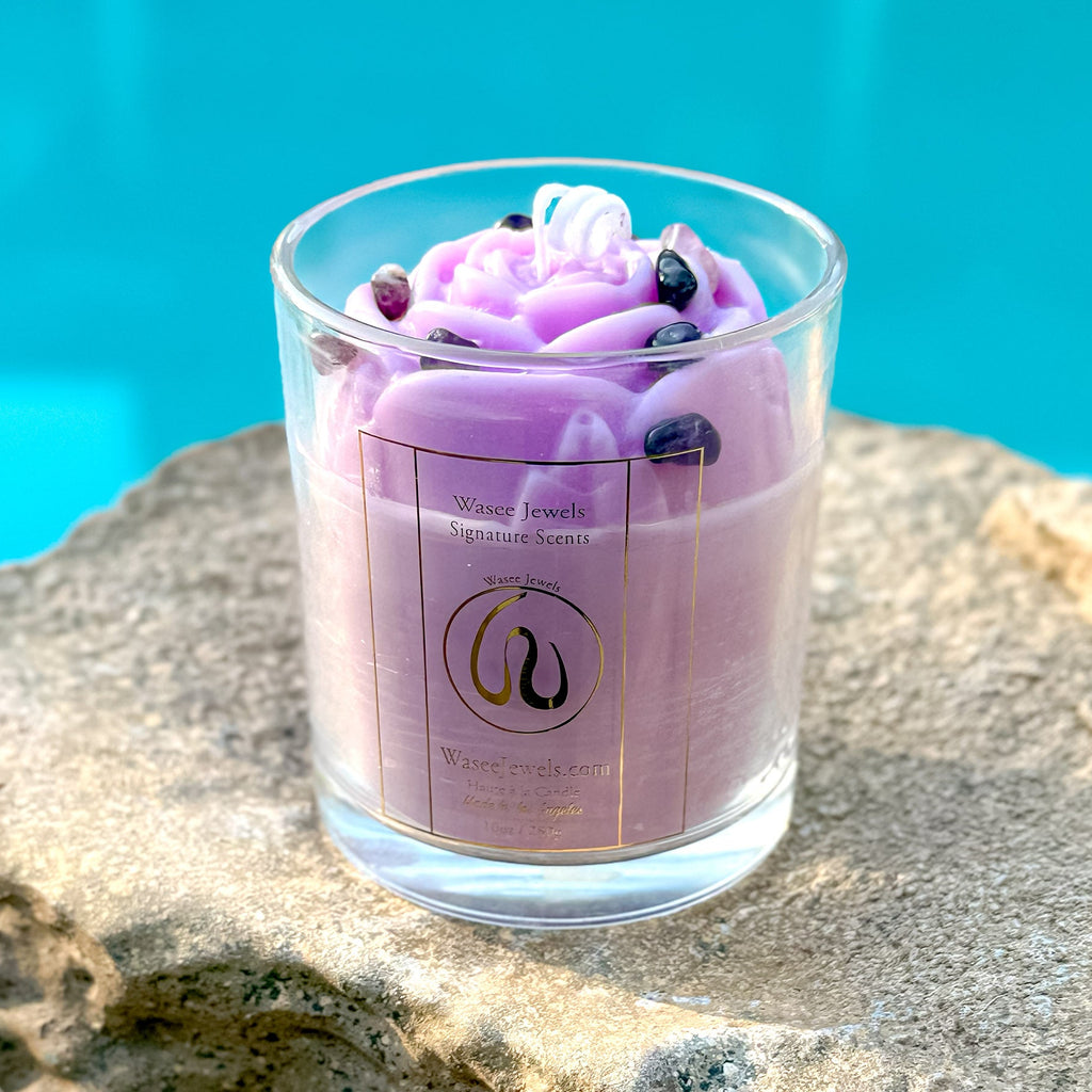 Bakhoor and Rose Candle