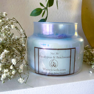 Eucalyptus & Beachwood Candle
