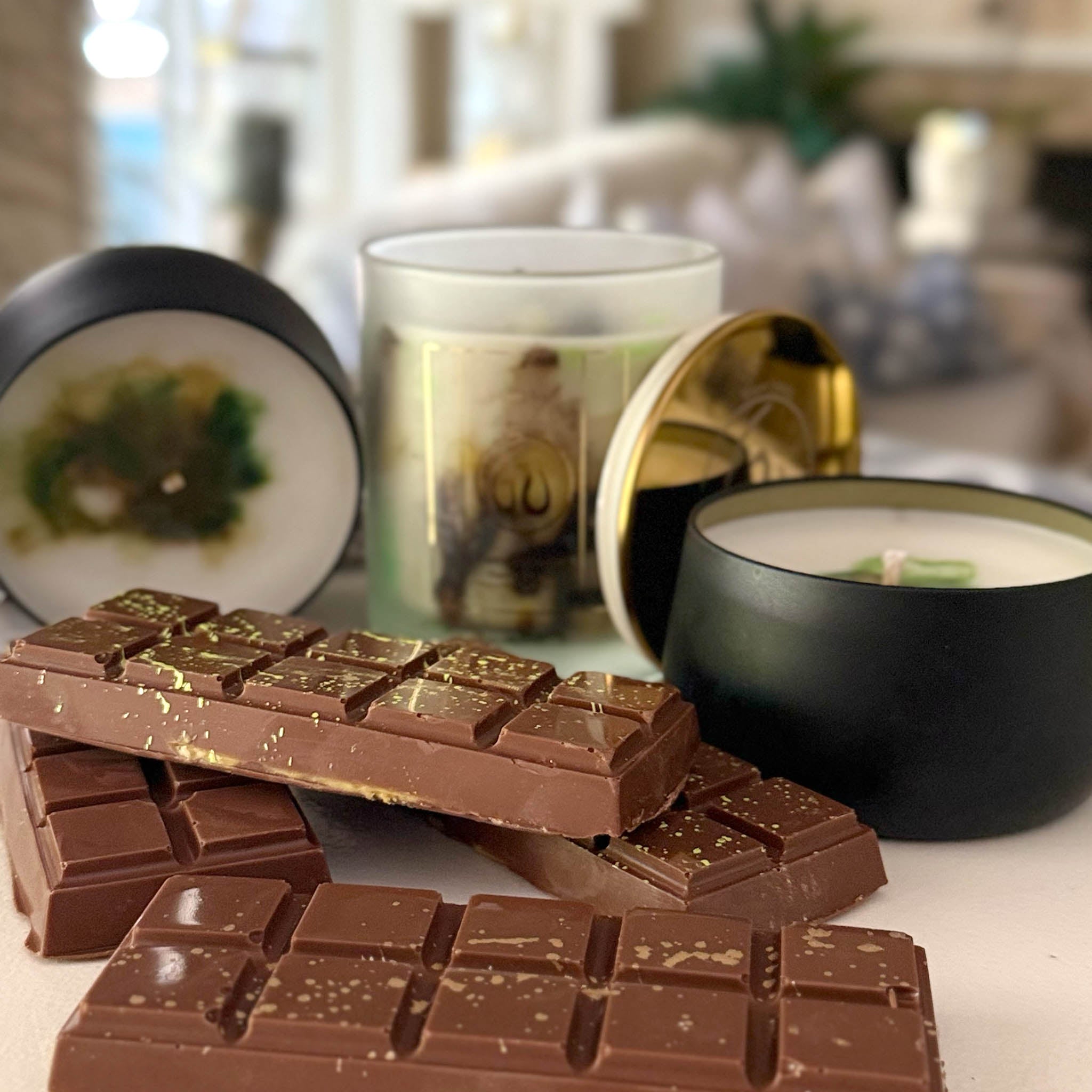 Dubai Chocolate candle