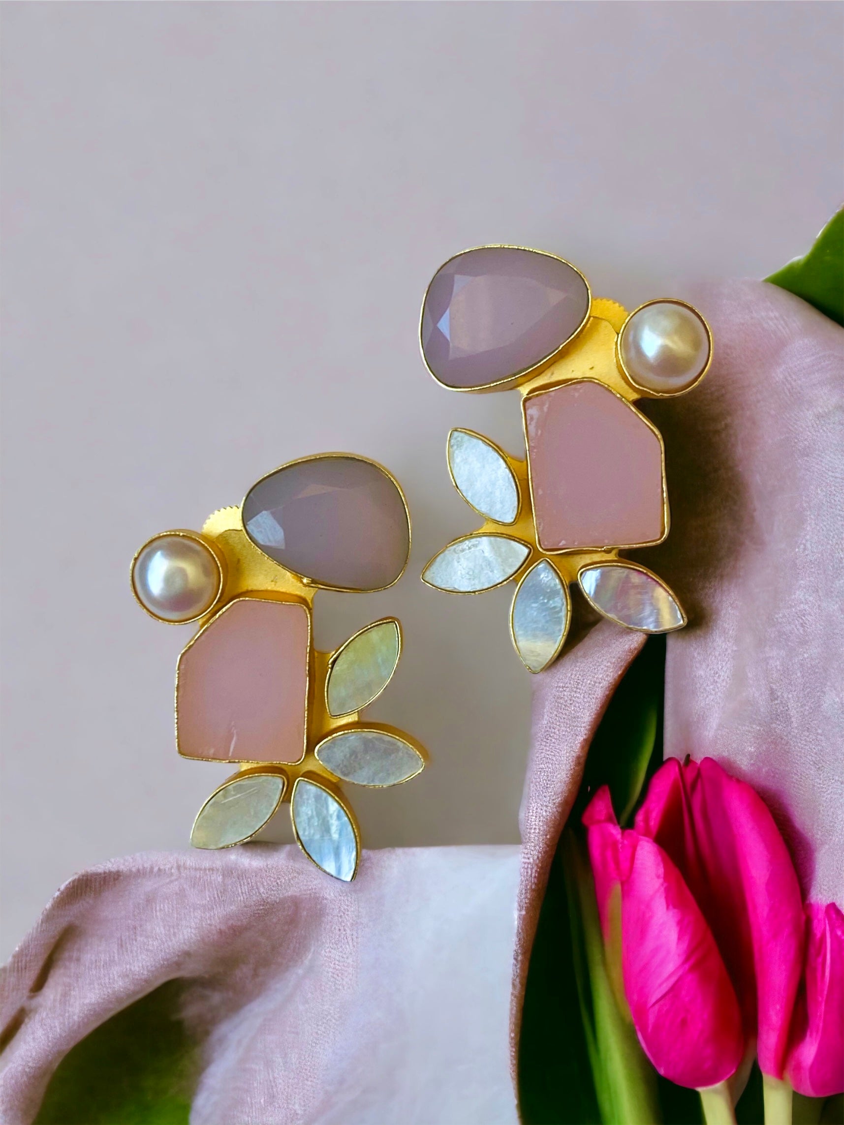 Rose radiance  earrings