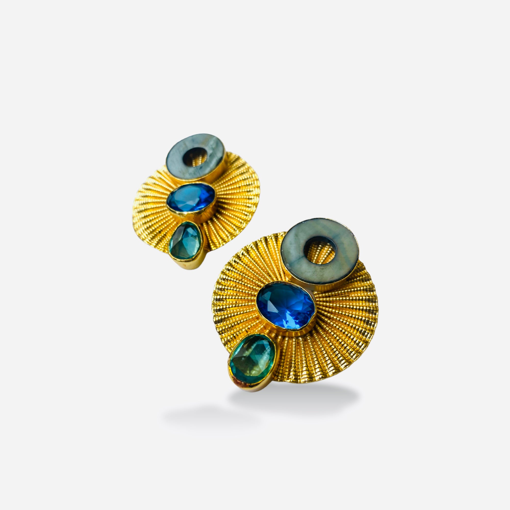 Sunlit Gemstone Spirals