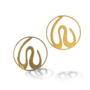 W Logo earrings