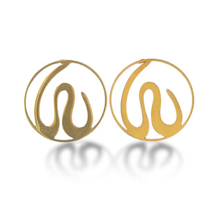 W Logo earrings