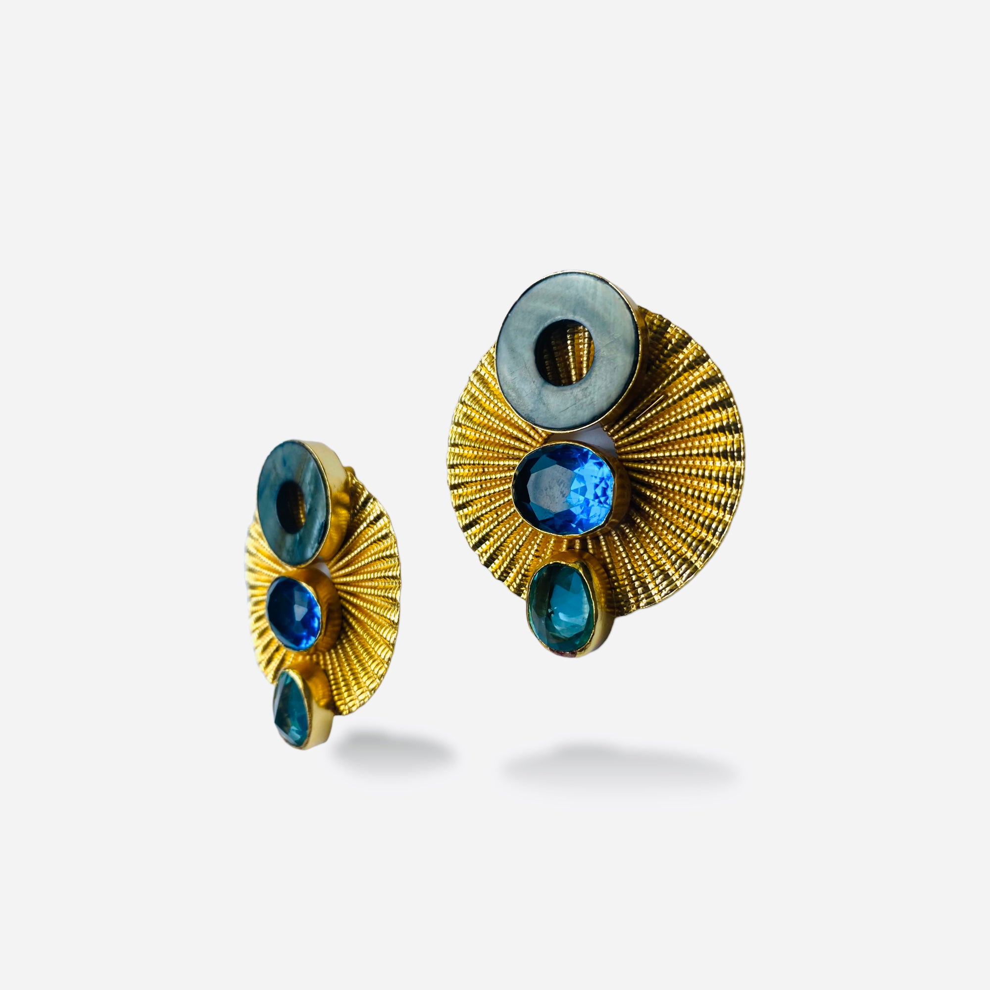 Sunlit Gemstone Spirals