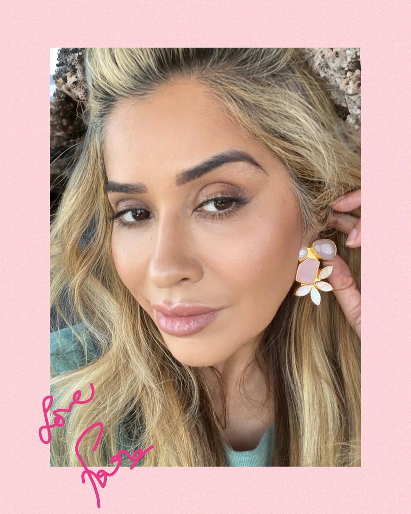 Rose radiance  earrings