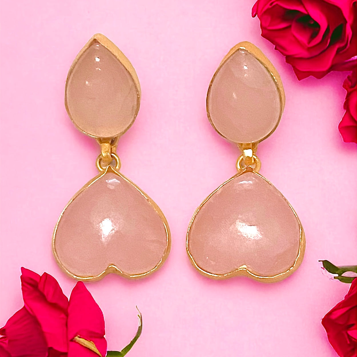 Love Dangle Drop Earrings