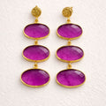 Roya Amethyst Drop Earrings