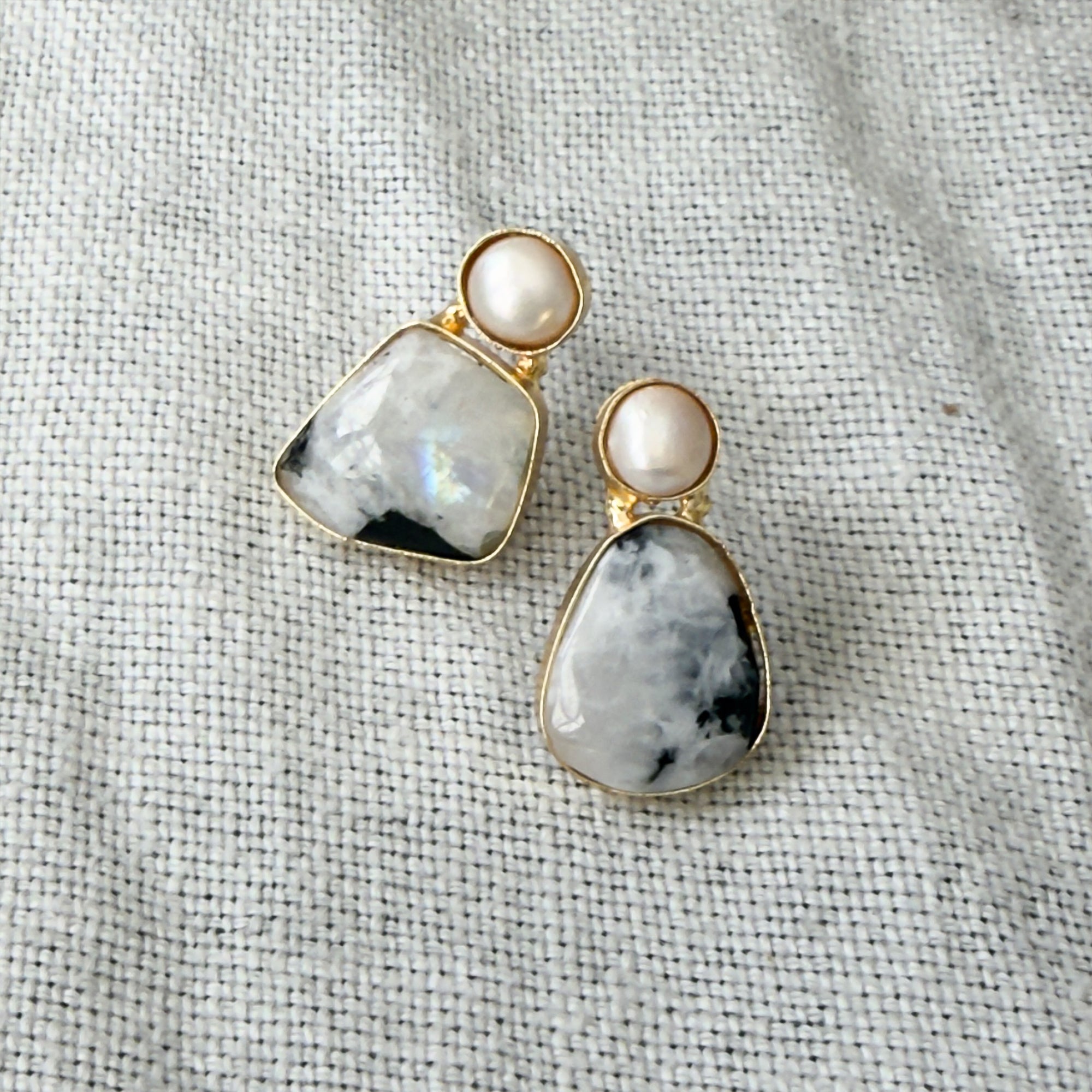 Solene Moonstone Earrings