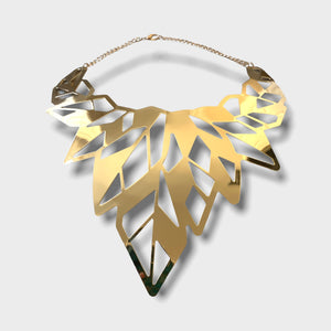 Gold Abstract Necklace