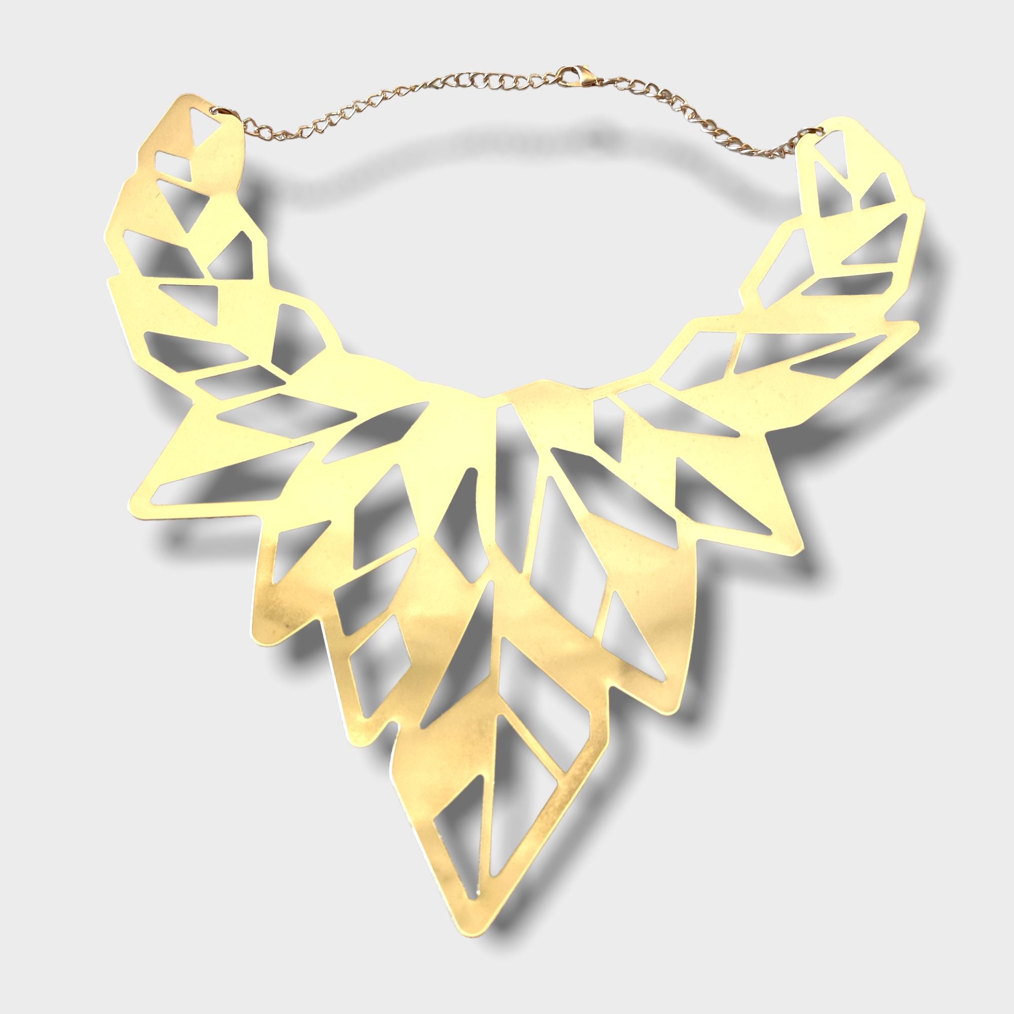 Gold Abstract Necklace