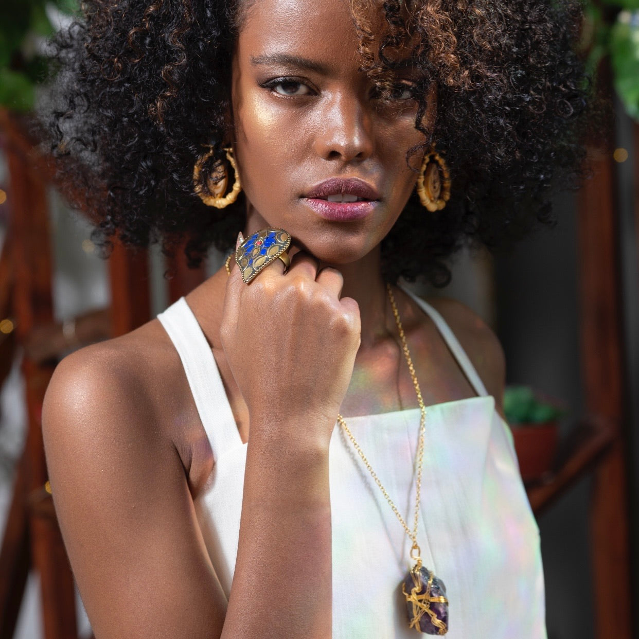 Nefertiti necklace