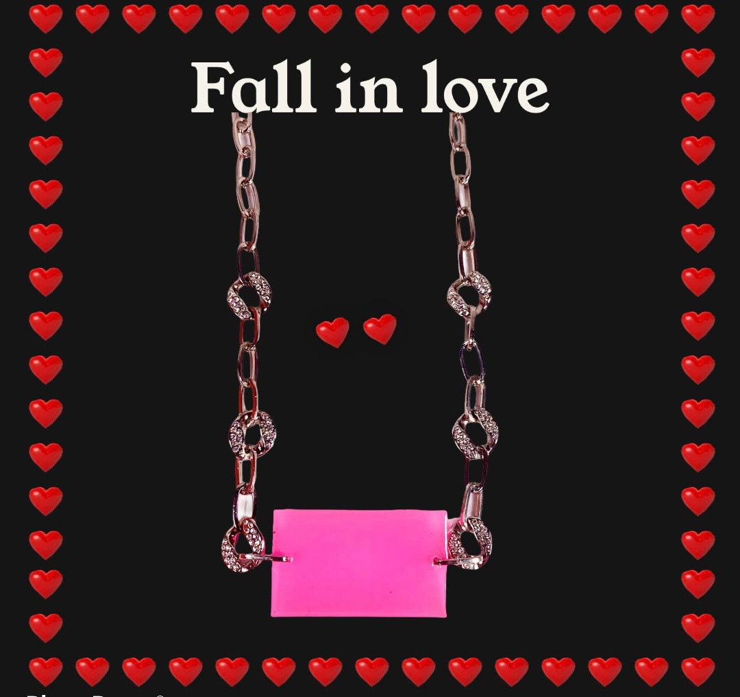 Candy pink necklace