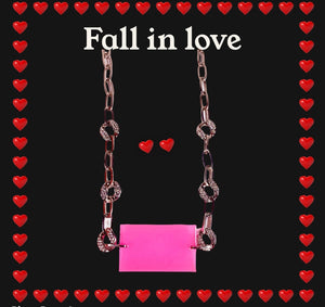 Candy pink necklace