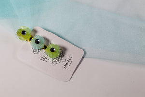 Gemstone hair clips