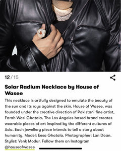 Solar Radium necklace