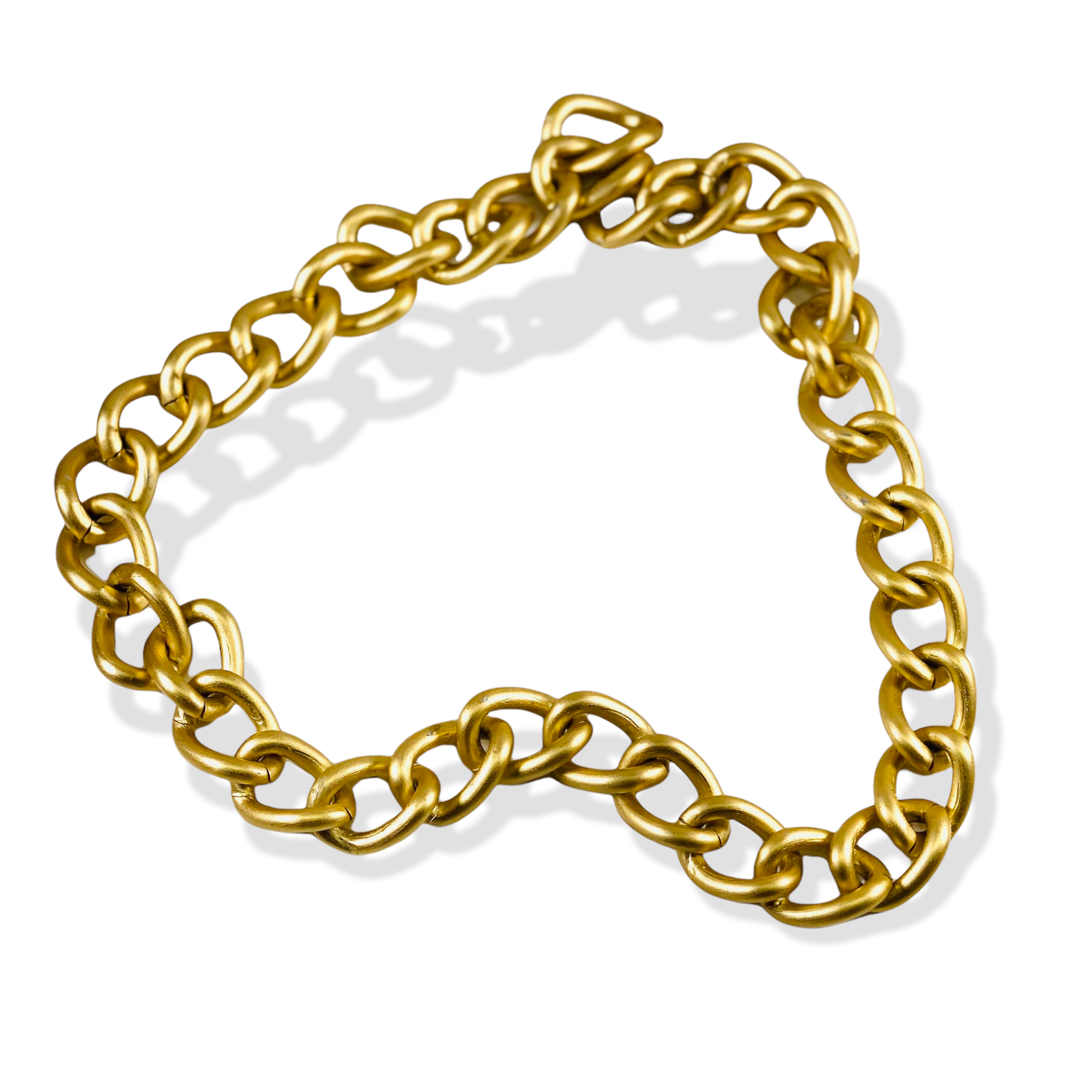 Men’s gold curb chain