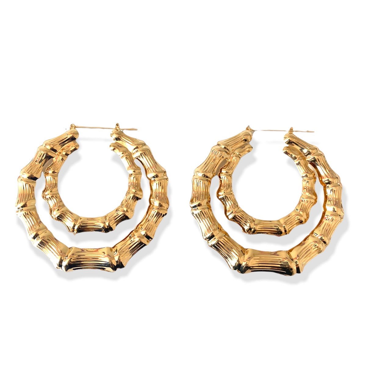 Round double hoops