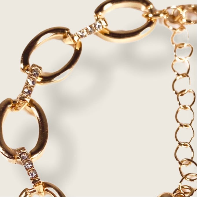 Aten cable link chain bracelet