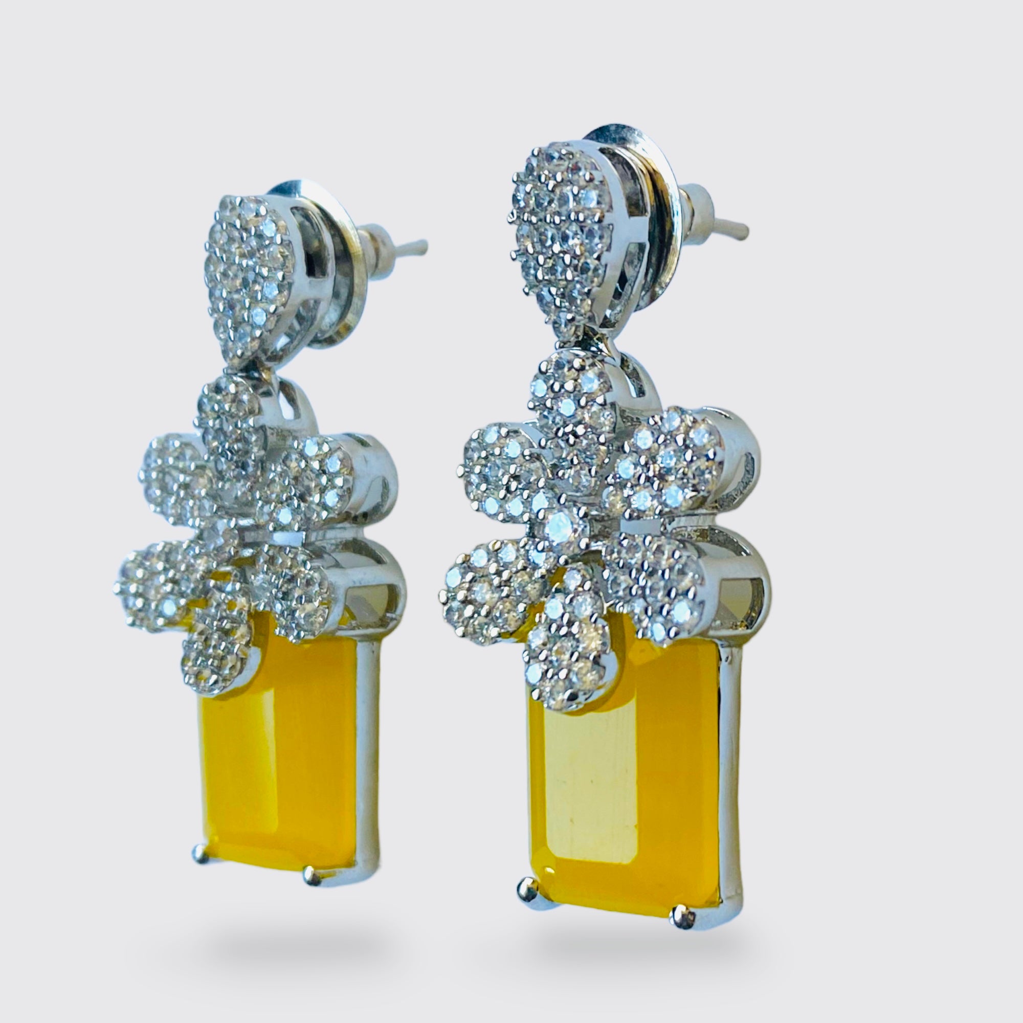 Iris Post Earrings