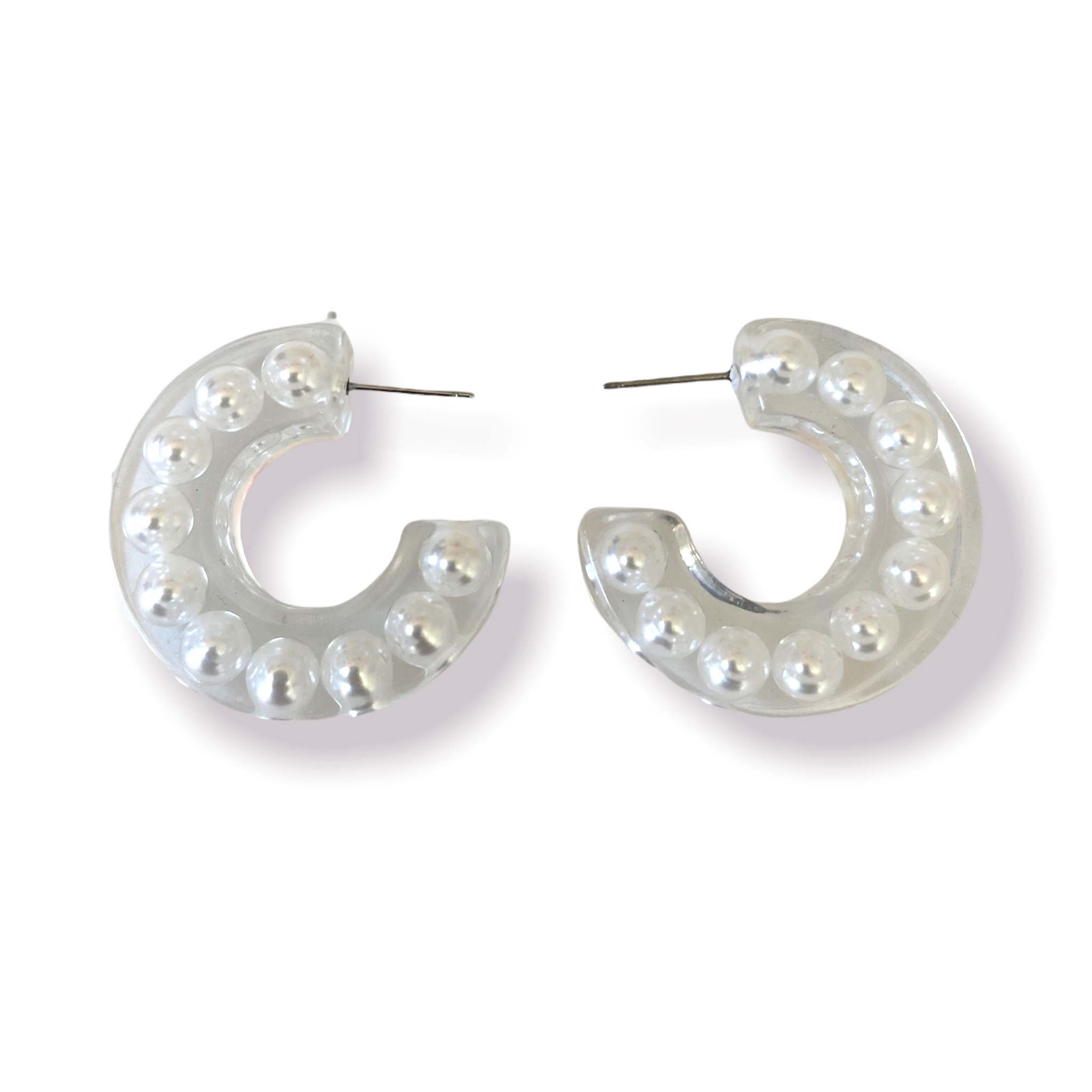 Pearls and twirls earrings